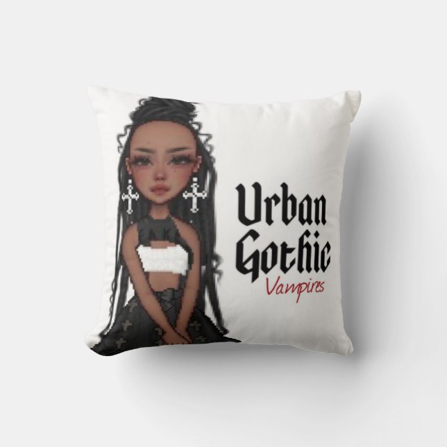 Urban Gothic Vampires Pillow Kissen (Vorderseite)