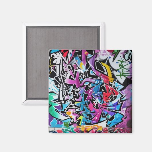 Urban Grafetti Magnet (Vorderseite/Rückseite)