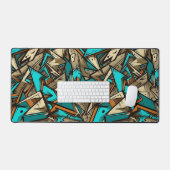 Urban Graffiti Abstract Explosion Schreibtischunterlage (Tastatur & Maus)