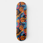 Urban Graffiti Basketball Skateboard (Vorderseite)