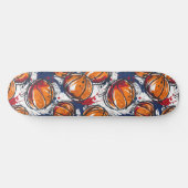 Urban Graffiti Basketball Skateboard (Horizontal)