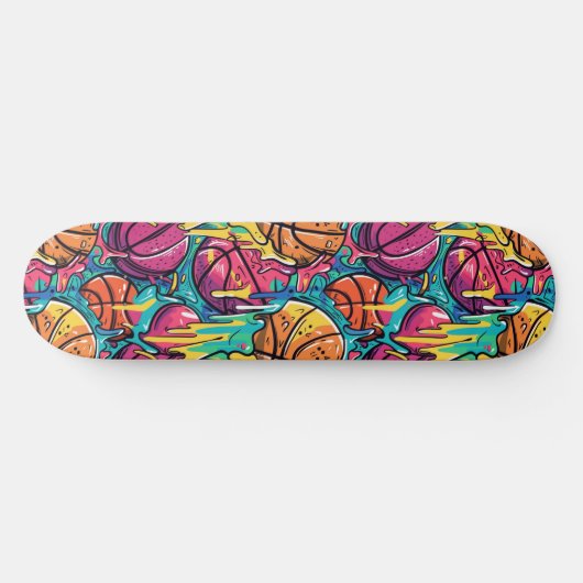 Urban Graffiti Basketball Skateboard (Horizontal)