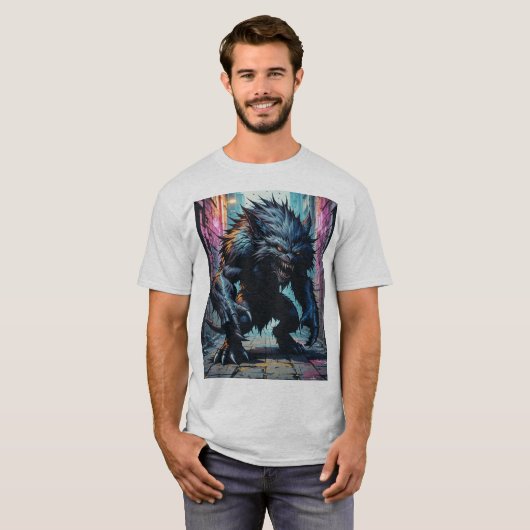 Urban Graffiti Beast T-Shirt (Vorne ganz)