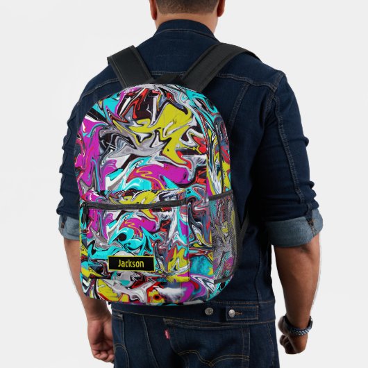 Urban Graffiti Bedruckter Rucksack (Insitu (Modell))