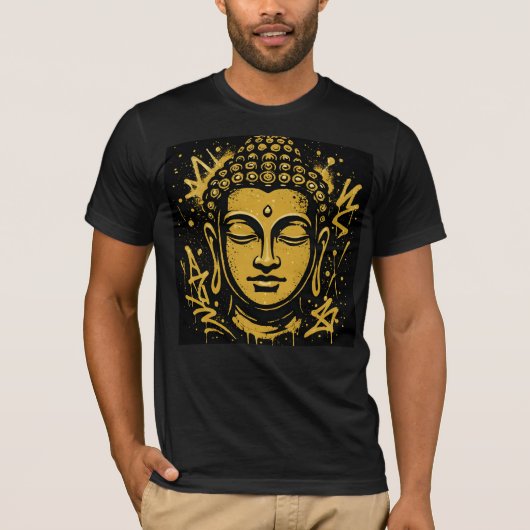Urban Graffiti Buddha T - Shirt (Vorderseite)