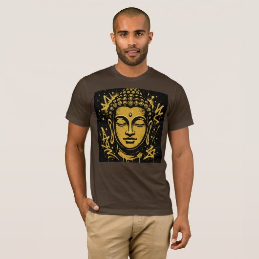 Urban Graffiti Buddha T - Shirt (Vorne ganz)