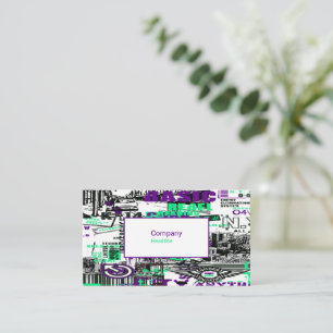 Urban Graffiti Business Card Visitenkarte