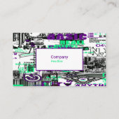 Urban Graffiti Business Card Visitenkarte (Vorderseite)