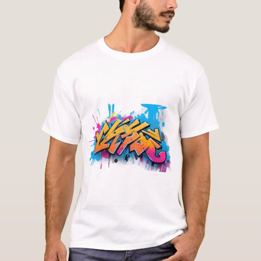 Urban Graffiti Design - Street Art Style T-Shirt (Vorderseite)