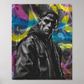 Urban Graffiti Elf Poster (Vorne)