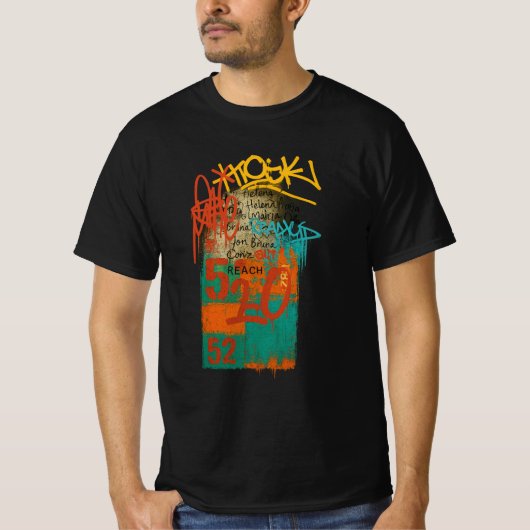 Urban Graffiti Fusion T-Shirt (Vorderseite)