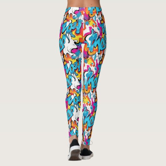 Urban Graffiti Leggings (Rückseite)