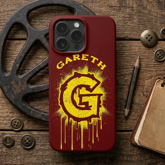 Urban Graffiti Monogram Schlüsselanhänger - Buchst Case-Mate iPhone Hülle