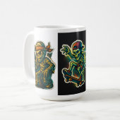 Urban Graffiti Mummy Mug Kaffeetasse (Vorderseite Links)