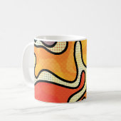 Urban Graffiti: Nahtlose Kunsttextur. Kaffeetasse (Vorderseite Links)
