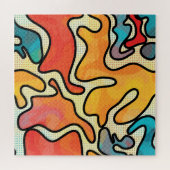 Urban Graffiti: Nahtlose Kunsttextur. Puzzle (Horizontal)