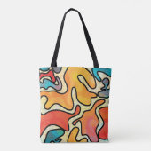 Urban Graffiti: Nahtlose Kunsttextur. Tasche (Rückseite)