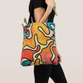 Urban Graffiti: Nahtlose Kunsttextur. Tasche (Von Nahem)