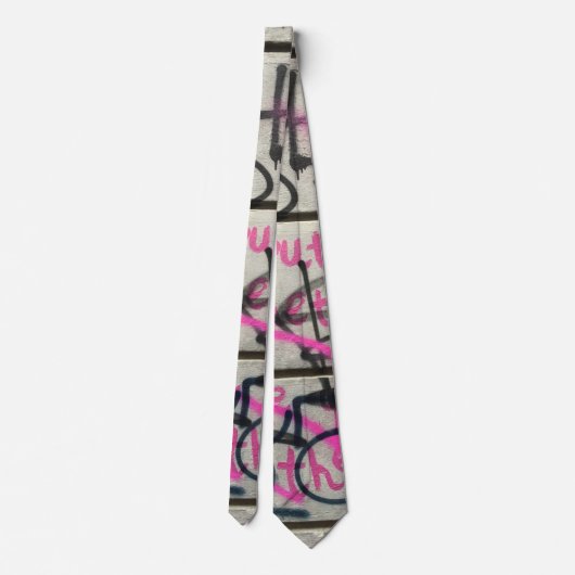 Urban Graffiti Neck Tie Krawatte (Rückseite)