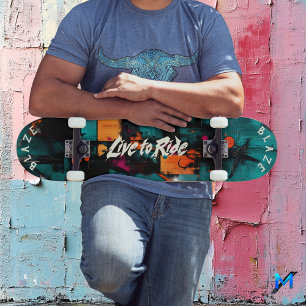 Urban Graffiti Pop - Museo Cantonale d'Arte Skateboard