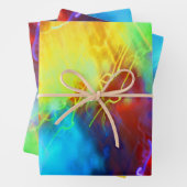 Urban Graffiti Rainbow Colors Abstrakt Geschenkpapier Set (Beispiel)