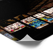 Urban Graffiti Scene Poster (Ecke)