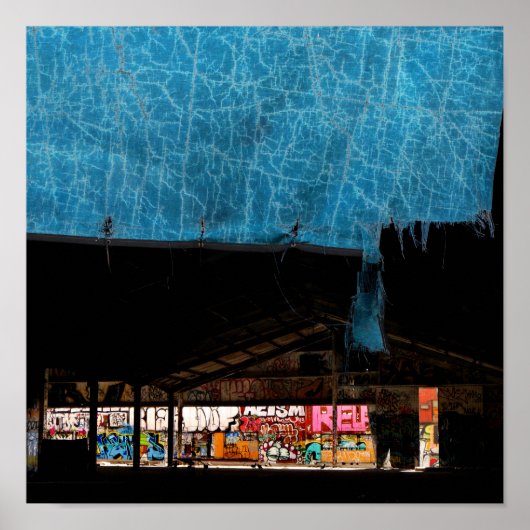 Urban Graffiti Scene Poster (Vorne)