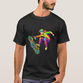 Urban Graffiti Skateboard Art Streetwear Tee
