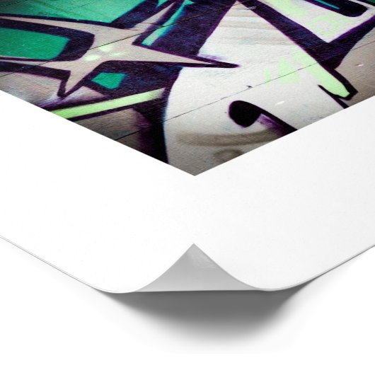 Urban Graffiti / Street Art Large Poster (Ecke)