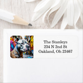 Urban Graffiti Street Art Pitbull