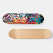 Urban Graffiti Street Art Skateboard (Horizontal)