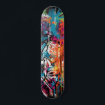 Urban Graffiti Street Art Skateboard<br><div class="desc">Entfesseln Sie Ihren innerstädtischen Straßenkünstler mit diesem edlen und lebendigen graffiti-inspirierten Skateboard-Design. Mit fett formatierten Graffiti-Briefen, Sprühfarbeneffekten und lebhaften Farben ist dieses Skateboard perfekt, um im Skate Park oder auf der Straße eine Aussage zu machen. Mit diesem aufregenden urbanen Skateboard zeigen Sie Ihren einzigartigen Stil und Ihre Leidenschaft für Skateboarden....</div>