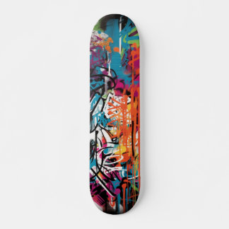 Urban Graffiti Street Art Skateboard