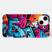 Urban Graffiti Street Art Splash Case-Mate iPhone Hülle (Rückseite (Horizontal))