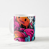 Urban Graffiti Street Art Splash Kaffeetasse (Vorderseite Links)