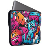 Urban Graffiti Street Art Splash Laptopschutzhülle (Vorne Rechts)