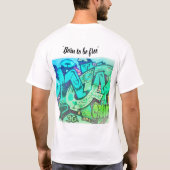 Urban Graffiti Street Art Style T-Shirt (Rückseite)