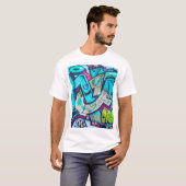Urban Graffiti Street Art Style T-Shirt (Vorne ganz)