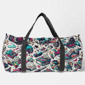 Urban Graffiti Style Duffle Bag (Vorderseite)