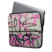 Urban Graffiti Style Laptop Sleeve (Vorderseite Links)