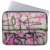 Urban Graffiti Style Laptop Sleeve (Vorderseite)