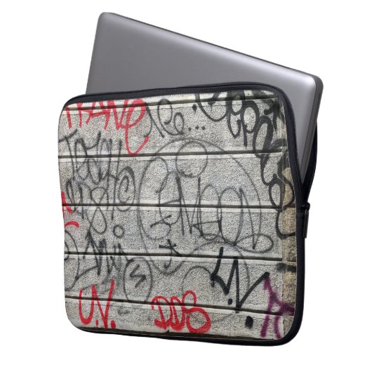 Urban Graffiti Style Laptopschutzhülle (Vorderseite Links)