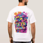 Urban Graffiti Vibes T-Shirt (Rückseite)