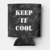 Urban Gray Camouflage Muster Cooler Dosenkühler (Vorderseite)