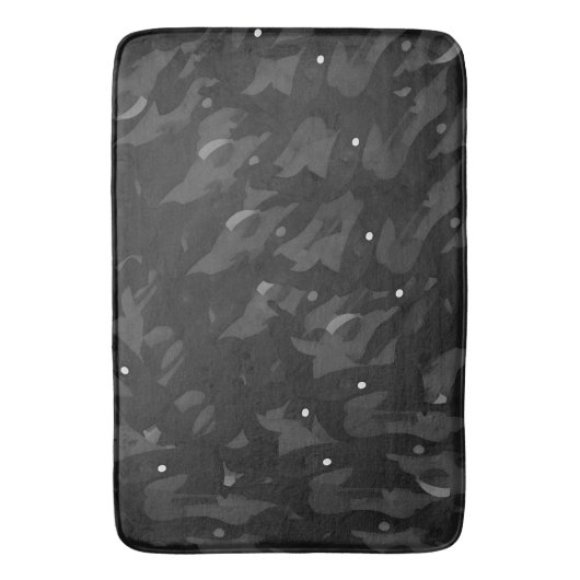 Urban Gray Camouflage Pattern Badematte (Vorderseite Vertikal)