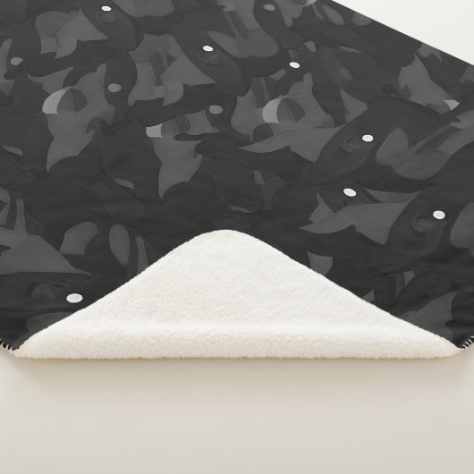 Urban Gray Camouflage Pattern Sherpadecke (3/4)