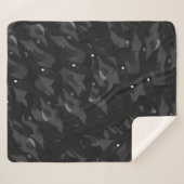 Urban Gray Camouflage Pattern Sherpadecke (Vorderseite (Horizontal))