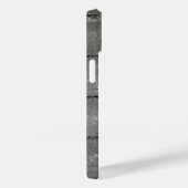 Urban Grey Brick Pavement Texture iPhone Case (Rückseite / Rechts)
