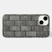 Urban Grey Brick Pavement Texture iPhone Case (Rückseite (Horizontal))