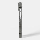 Urban Grey Brick Pavement Texture iPhone Case (Rückseite / Links)